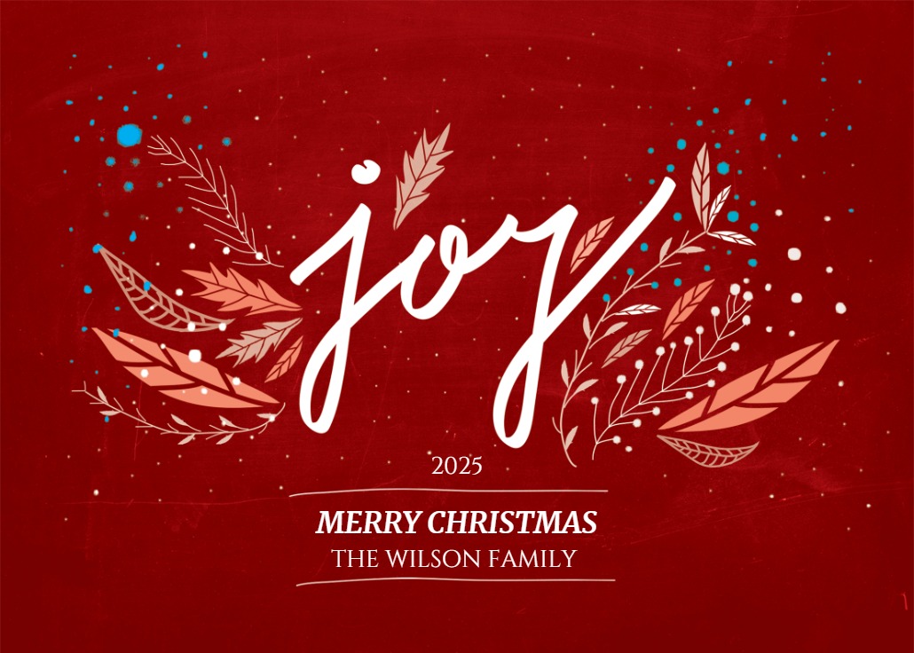 Joy of Christmas Christmas Card (Free) Greetings Island