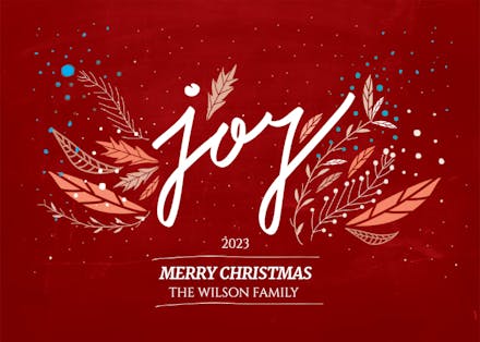 Joy of Christmas - Holidays Card