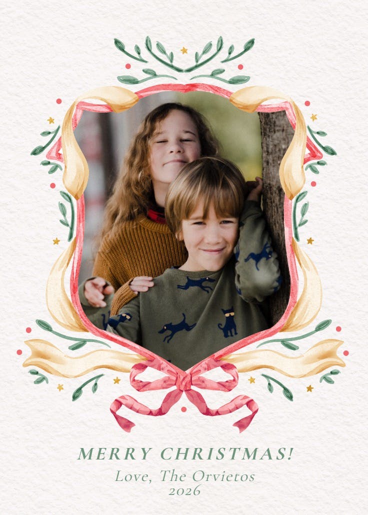 Joyful tidings - christmas card