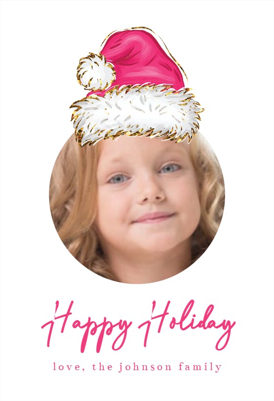 Magical holiday - christmas card