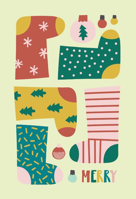 Merry - Christmas Card