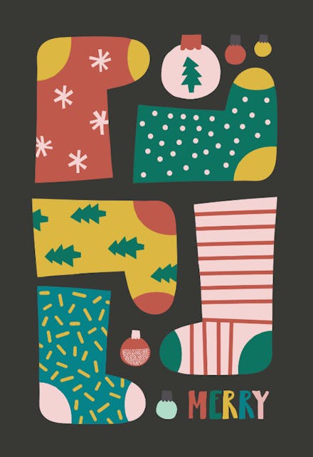 Merry - Tarjeta De Navidad