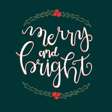 Merry Bright - Christmas Card (Free) | Greetings Island