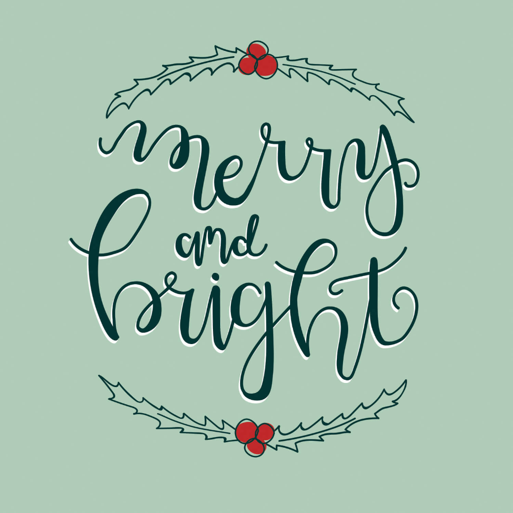 Merry Bright - Christmas Card (Free) | Greetings Island