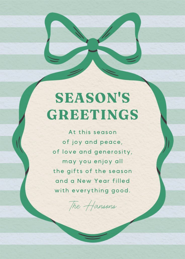 Merry mid-century - christmas card