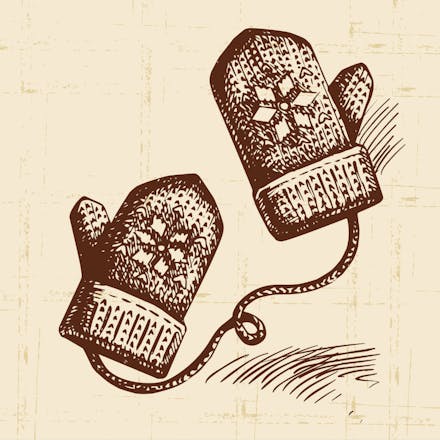 Merry Mittens - Tarjeta De Navidad