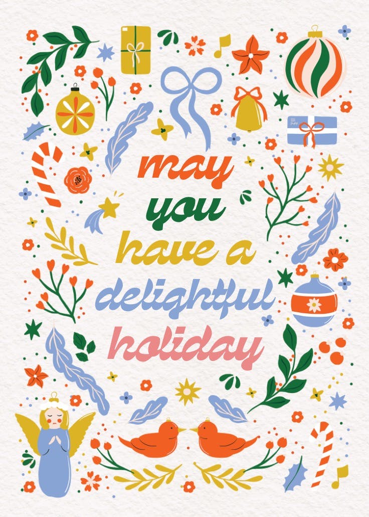 Merry moments - christmas card