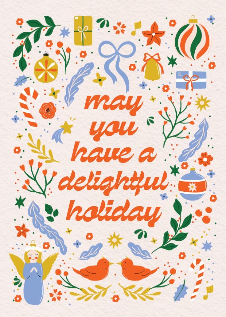 Merry moments - christmas card