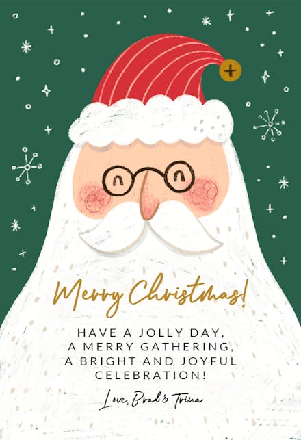 Mr. Claus - Tarjeta De Navidad