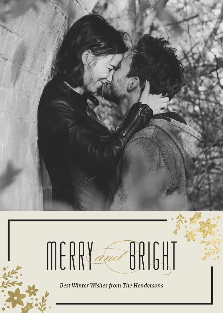 Newlywed - christmas card