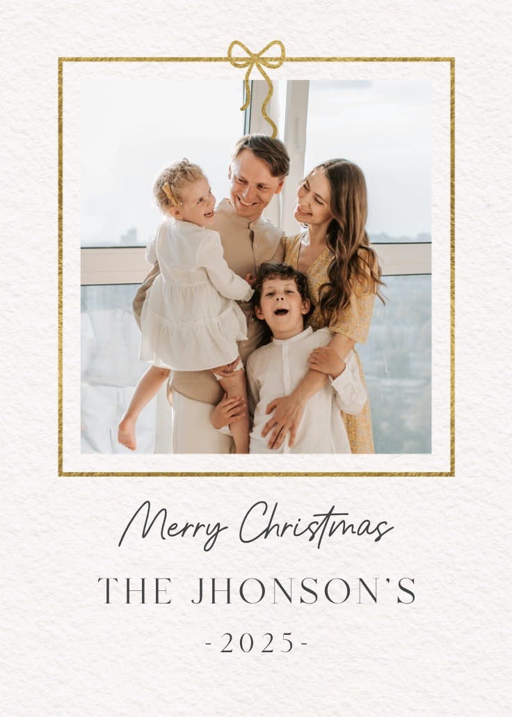 No better gift - christmas card