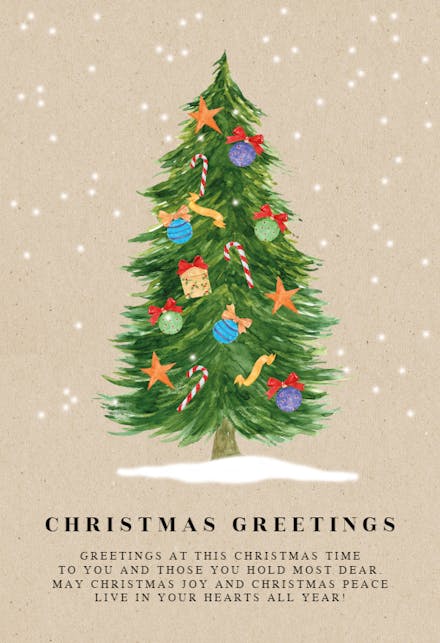 Christmas Floral - Christmas Card (Free) | Greetings Island