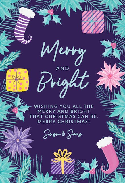 Pastel Christmas - Christmas Card | Greetings Island