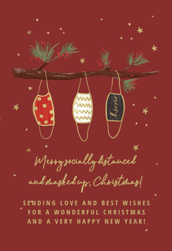 Safety first - christmas card