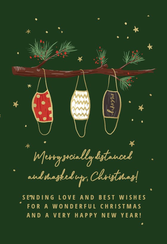 Safety first - christmas card
