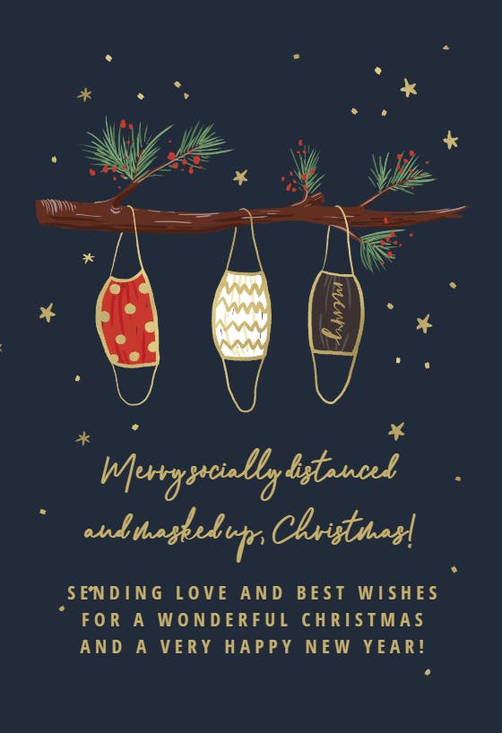 Safety first - christmas card
