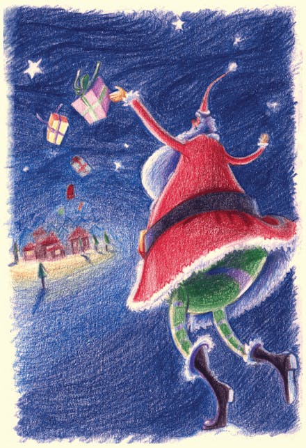 Santas Presents - Christmas Card