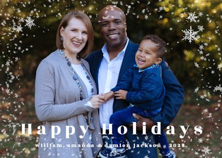 Snow - Christmas Card