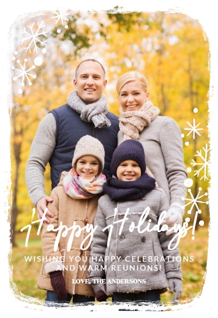 Snowman Clipart Frame - Tarjeta De Navidad