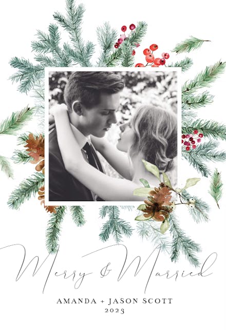 Square Border - Christmas Card