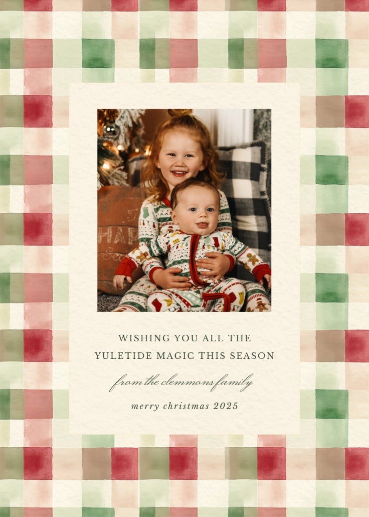 Sweater pattern - tarjeta de navidad