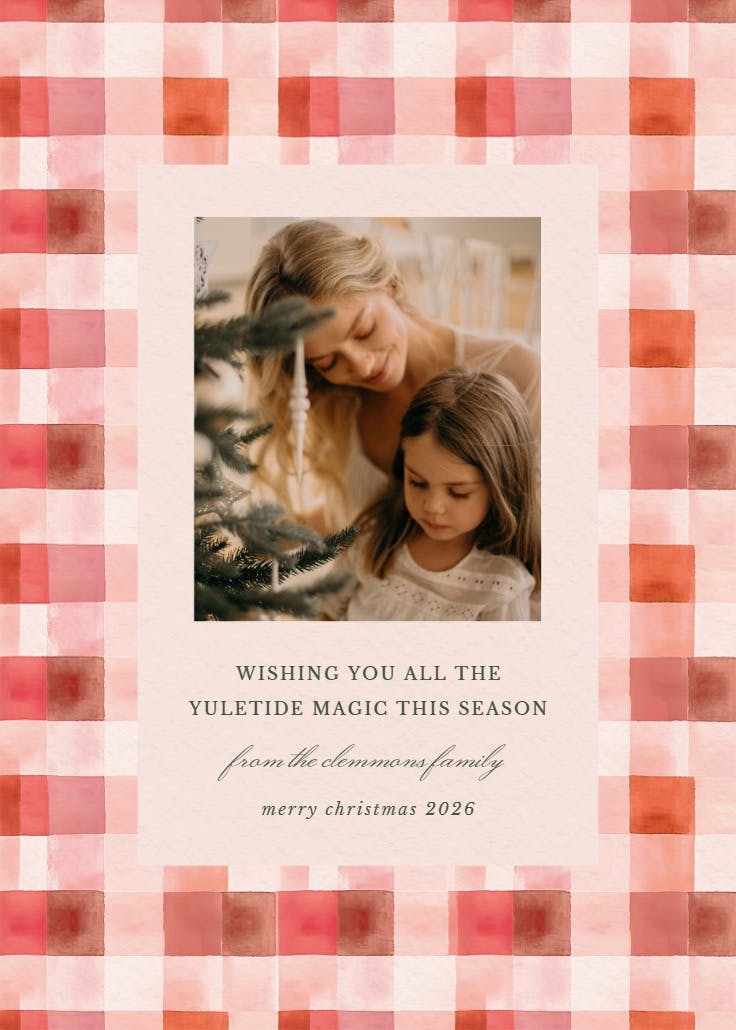 Sweater pattern - christmas card