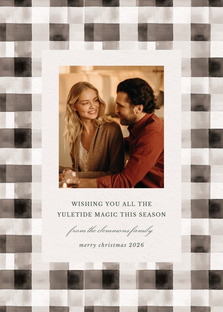 Sweater pattern - christmas card