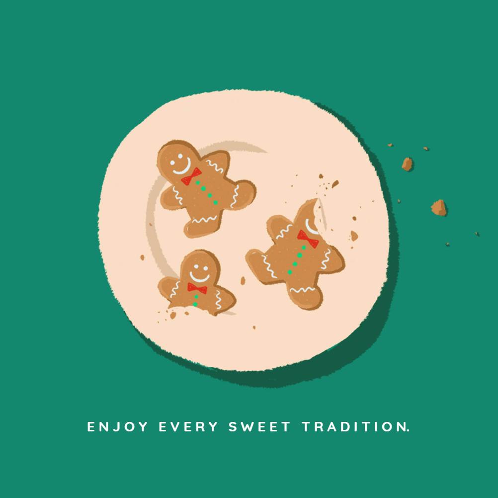Sweet traditions - christmas card