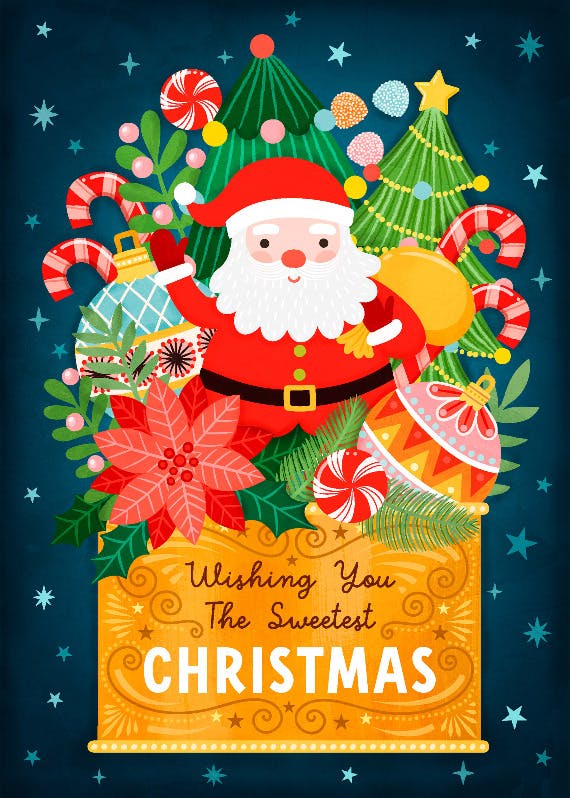The sweetest christmas - christmas card