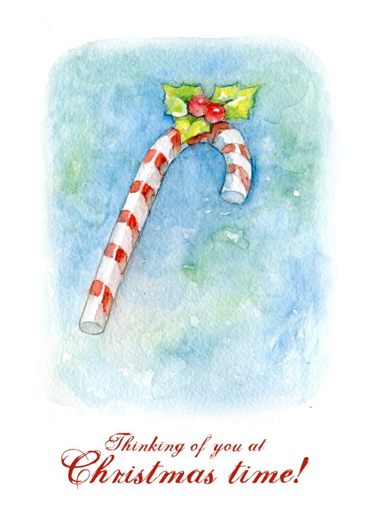 Thinking of you - christmas card