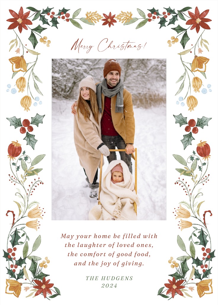 Traditions Frame - Christmas Card | Greetings Island