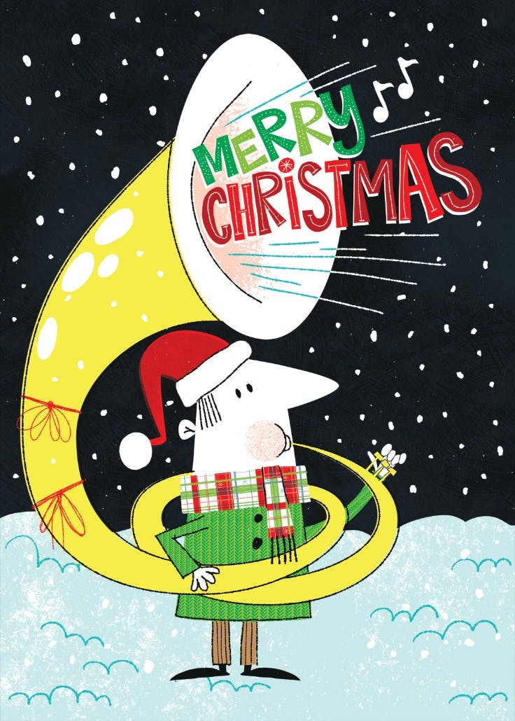 Vintage tube sound - christmas card