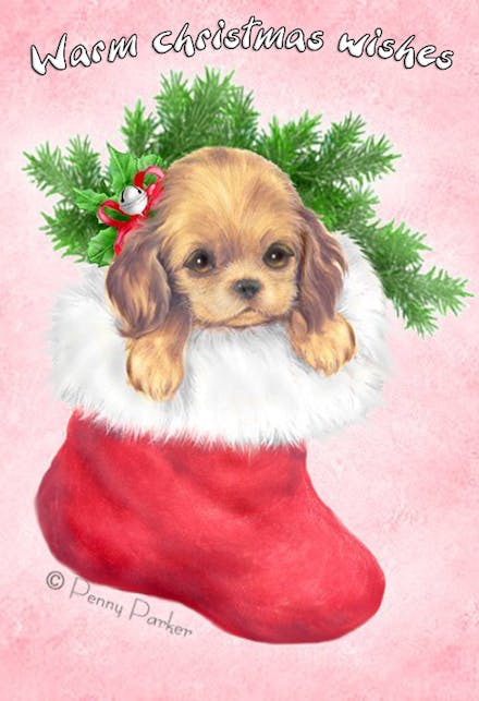 Warm Christmas Wishes - Christmas Card