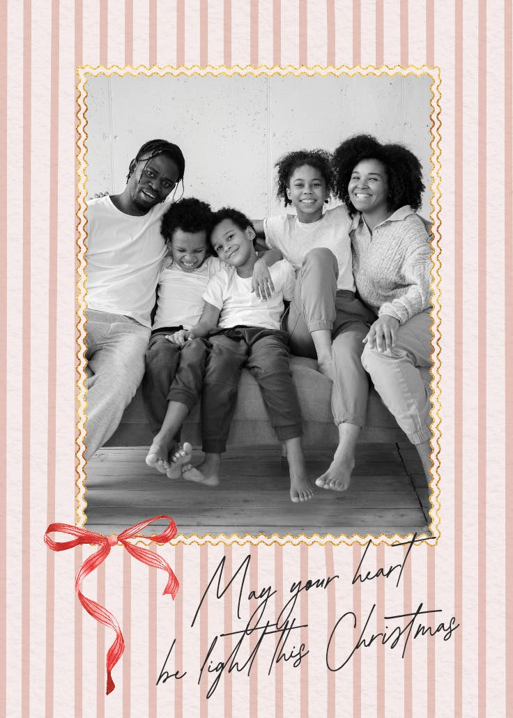 Wrapped in love - christmas card