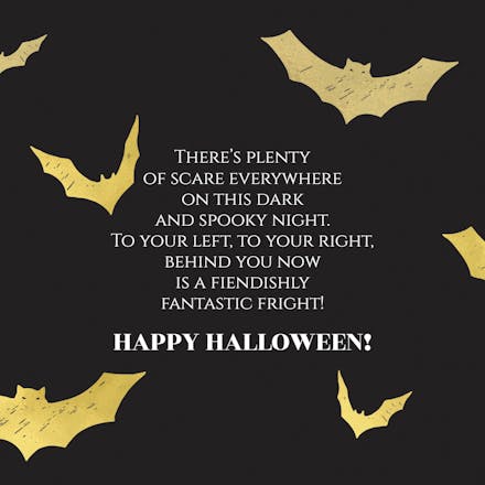 Batting Order - Halloween Card