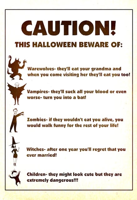 Beware Of - Halloween Card