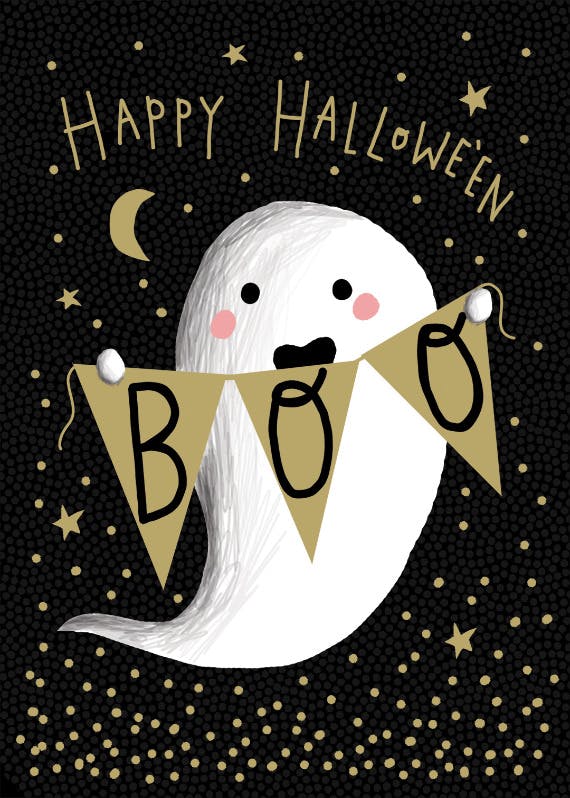Boo who - holidays card