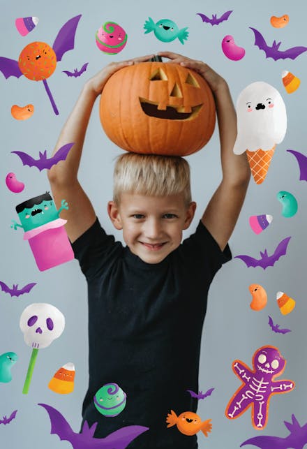 Candy Frame - Halloween Card