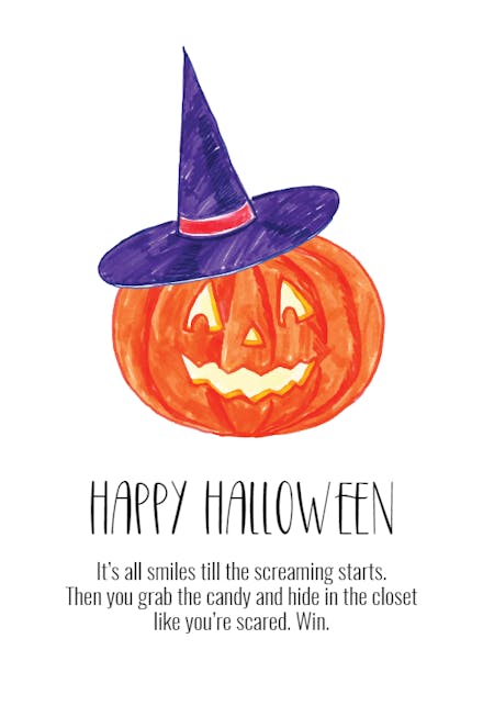 Classic Jack - Halloween Card