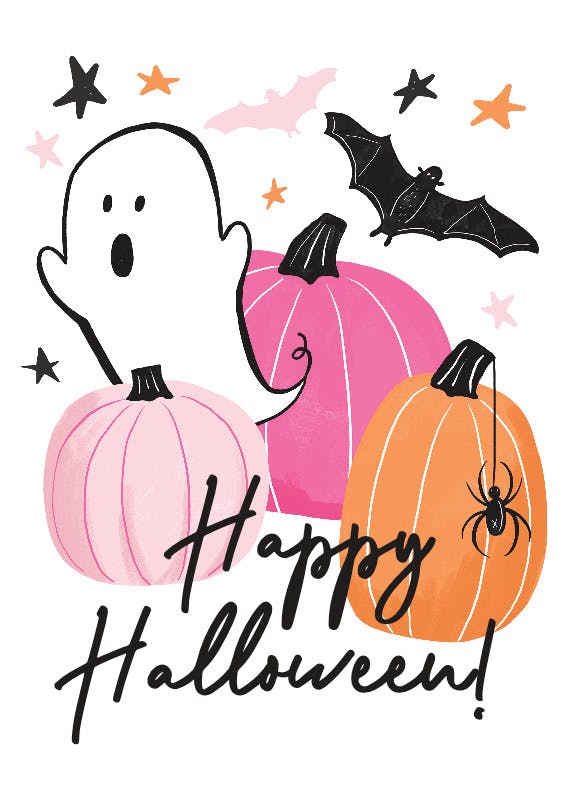 Cute halloween - halloween card