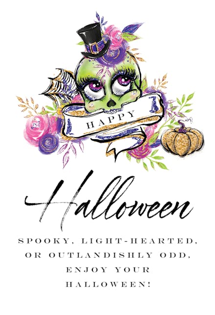 Deadly Design - Halloween Card