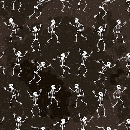 Friends and Bones - Halloween Card