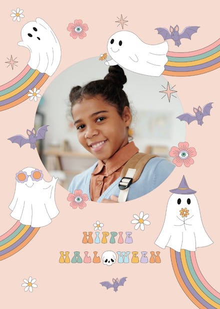 Give peace a chance - halloween card