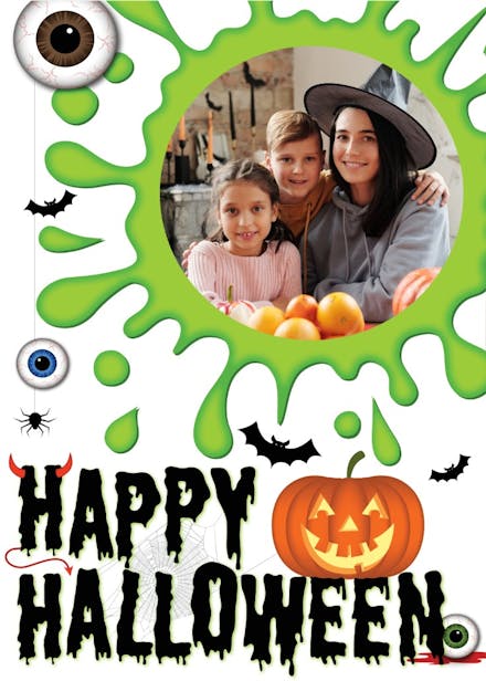 Goulish gang - halloween card