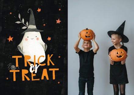 Happy Ghost - Halloween Card