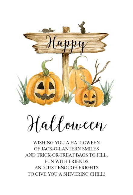 Jack Is Back - Halloween Card
