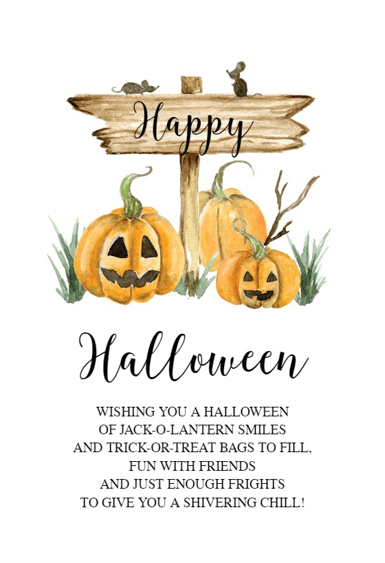 Jack is back - halloween card