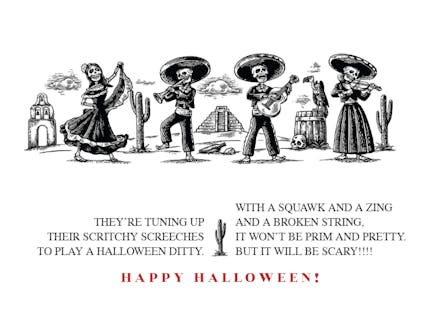 Macabre Mariachi - Halloween Card