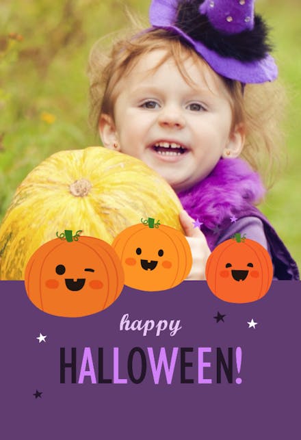 Pumpkin Patch Kid - Halloween Card