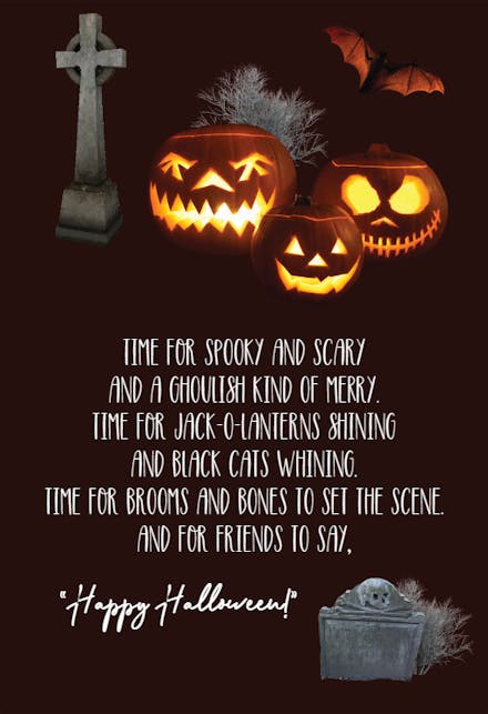 Spooky Time - Halloween Card